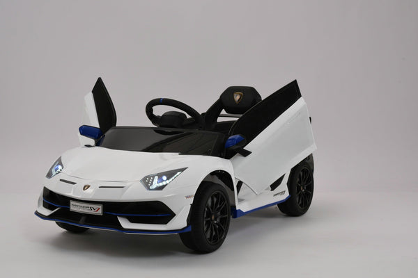 2025 Lamborghini Aventador SVJ | Kids Ride on Car | Remote | Bluetooth | Leather Seat | Phone App