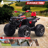12V Kids Electric ATV Ride-On Toy – 4-Wheel Outdoor Quad with Music & Lights