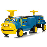Chuggington Electric Ride-On Train with Whistle, Music Player & 2+/2 Seater – 12V