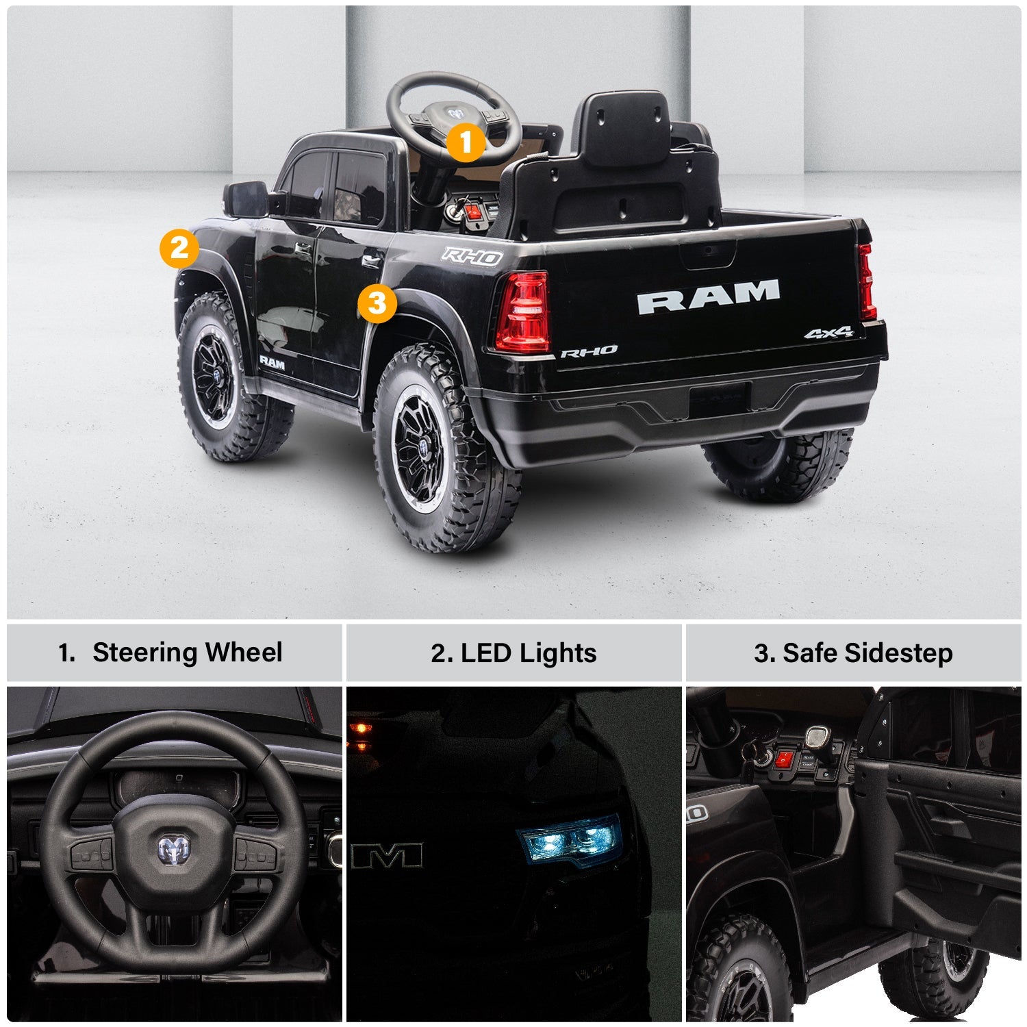 Dodge Ram RHO 24V Ride-On Truck 1 Seater