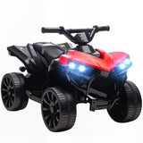 Qaba 6V Kids Ride-On ATV Toy with LED Headlights