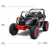 Kids Vip MegaTrek Advanced Edition 2-Seater Ride On Buggy Black