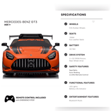 Mercedes-Benz GT3 Kids 12V Electric Ride-On Car Orange