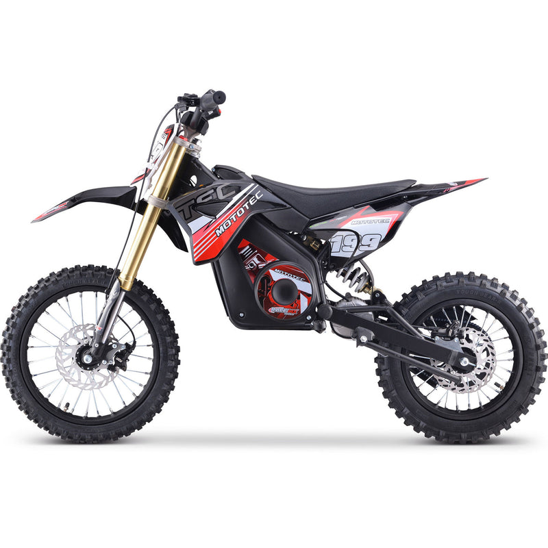 Highper/ MotoTec 1800w Pro 48V/13Ah Lithium Electric Dirt Bike