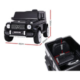 Licensed Mercedes-Benz AMG G63 12V One Seater Kids Ride-On Car – G Wagon Electric Ride-On with Remote Control, Black