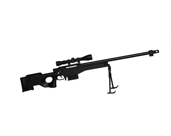 Goat Gun Miniature 1:3 Scale Model Mini Sniper Model SR L96 Diecast Metal Building Kit - Black