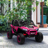 Qaba 24V Kids Ride-On Truck Toy with Remote Control