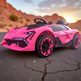 Lamborghini Style NEL-603 Kids 12V Electric Ride on Car Pink