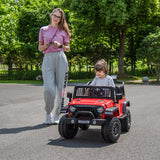 Jeep Truck NEL-618 12V Electric Kids Ride On Car Leather Seat Rubber Wheel