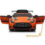 Mercedes-Benz GT3 Kids 12V Electric Ride-On Car Orange