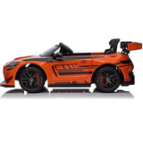 Mercedes-Benz GT3 Kids 12V Electric Ride-On Car Orange