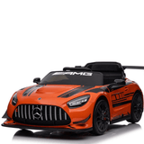 Mercedes-Benz GT3 Kids 12V Electric Ride-On Car Orange