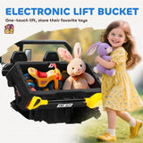 Aosom 12V Kids Ride-On Truck Toy with Remote Control