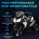 Qaba 6V Kids Ride-On Motorbike Toy with 3 Wheels