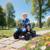 Qaba 6V Kids Ride-On ATV Toy with LED Headlights