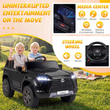 Costway 24V Licensed Lexus Kids Ride-On Car Toy with Remote Control