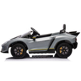 Lamborghini Autentica S319 Kids 12V Electric Ride on Car Grey