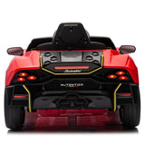 Lamborghini Autentica S319 Kids 12V Electric Ride on Car Red