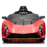 Lamborghini Autentica S319 Kids 12V Electric Ride on Car Red