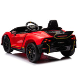Lamborghini Autentica S319 Kids 12V Electric Ride on Car Red