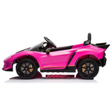 Lamborghini Autentica S319 Kids 12V Electric Ride on Car Pink