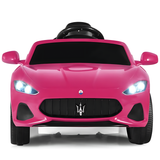 Licensed Maserati GranCabrio S302 12V Electric Kids Ride On Car Pink