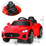 Licensed Maserati GranCabrio S302 12V Electric Kids Ride On Car