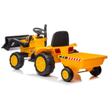 Excavator Digger S617 Kids 12V Ride on Tractor Yellow