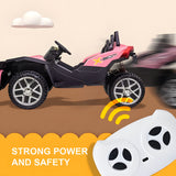 Racing Sport Slingshot JC888 Kids 12V Two Seater Ride on Car Pink