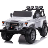Licensed Toyota Fj-40 S316 24V 4x4 DELUXE Two Seater Ride on Car Leather Seat Rubber Wheel