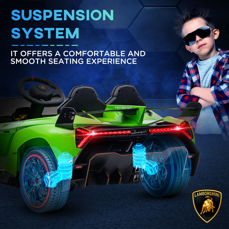 Aosom 12V Electric Lamborghini  Ride on Car Kids Ride-on Toy for Boys and Girls with Remote Control