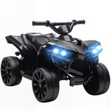 Qaba 6V Kids Ride-On ATV Toy with LED Headlights