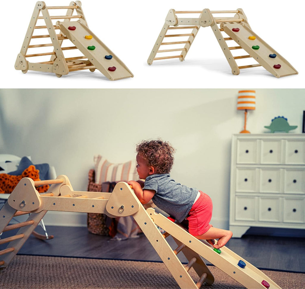 Pink Triangle Ramp Triangle Ladder With Ramp – Kids On Wheelz