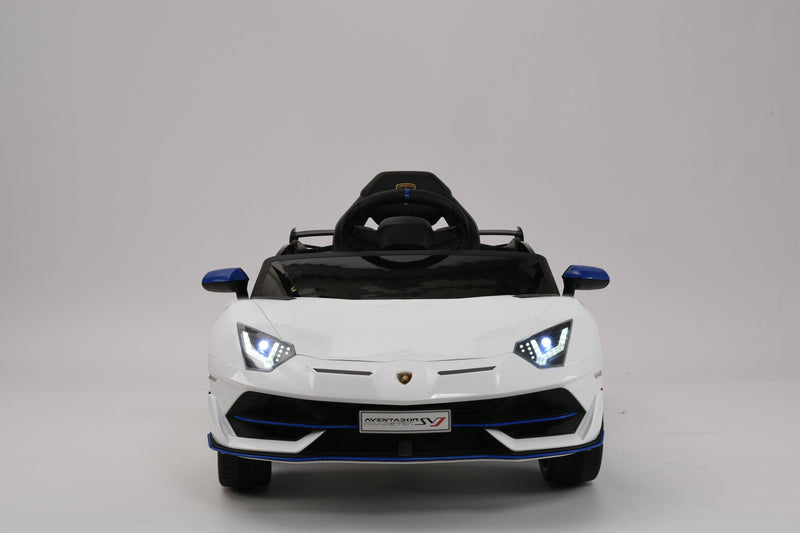 2025 Lamborghini Aventador SVJ | Kids Ride on Car | Remote | Bluetooth | Leather Seat | Phone App