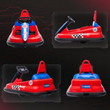 Aosom 6V Kids Ride-On Bumper Car Toy with Music