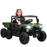 Qaba 24V Kids Ride-On Truck Toy with Remote Control