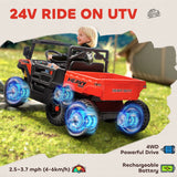 Qaba 24V Kids Ride-On Truck Toy with Remote Control