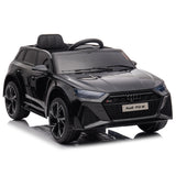 Audi RS6 ZB-2118 Kids 12V Electric Ride on Car Black