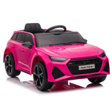 Audi RS6 ZB-2118 Kids 12V Electric Ride on Car Pink