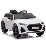 Audi RS6 ZB-2118 Kids 12V Electric Ride on Car White