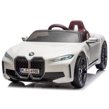 BMW i4 ZB1009 Kids 12V Electric Ride on Car White