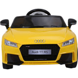 Audi TT RS ZB1198 12V Electric Kids Ride On Car Yellow