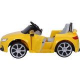 Audi TT RS ZB1198 12V Electric Kids Ride On Car Yellow