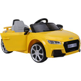 Audi TT RS ZB1198 12V Electric Kids Ride On Car Yellow