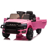 Dodge RAM 3500 ZB-2577 Kids 12V Electric Ride on Car Pink