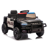 Police Dodge RAM 3500 ZB-2577 Kids 12V Electric Ride on Car Black
