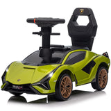Lamborghini Sian Foot Baby Walker to Floor Push Pedal Ride On Car with Music and Lights