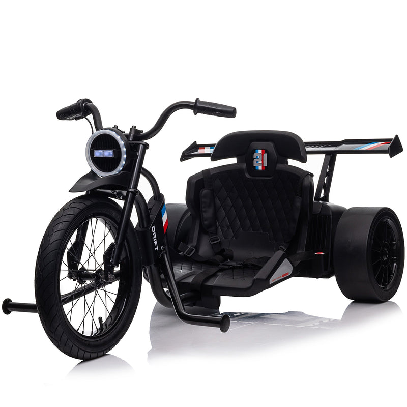 Drift 2.0 Trike High-Speed Outdoor Drifter Kids Ride-on Car with Hand Accelerator, Air Tire and LED Lights