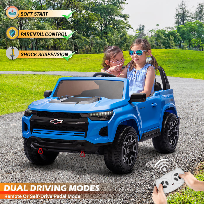 Chevrolet Colorado ZR2 24V Ride-On Truck for Kids – Licensed 2-Seater Electric Pickup with Remote & MP3