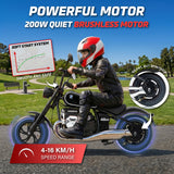 BMW R 18 24V Kids Ride-On Motorcycle with Auxiliary Wheels Green